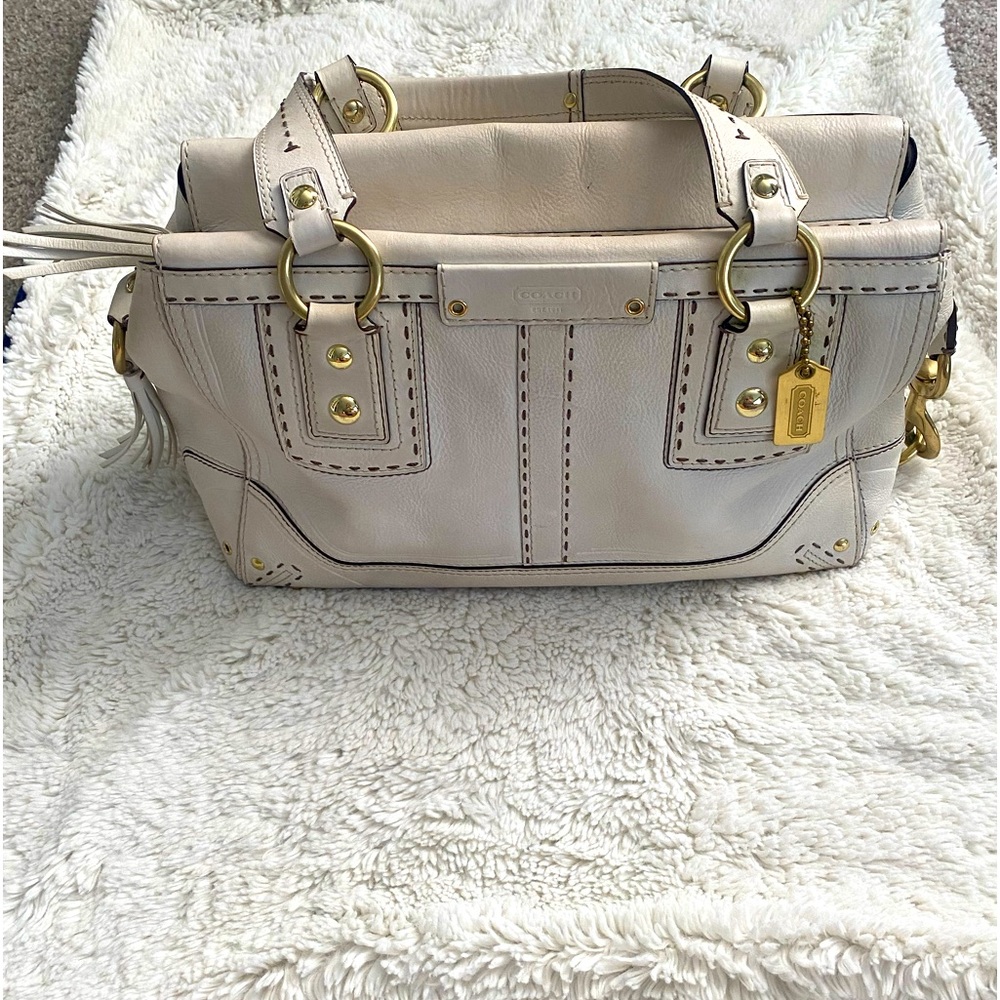 Limited Edition COACH Antique White Andrea Purse